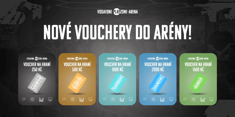 Game vouchers for Vodafone PLAYzone Arena 2026