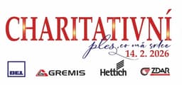 Logo CharitativnΓ ples 2026
