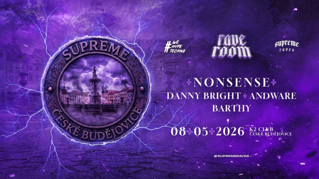 RAVE ROOM - Budějovice 2026